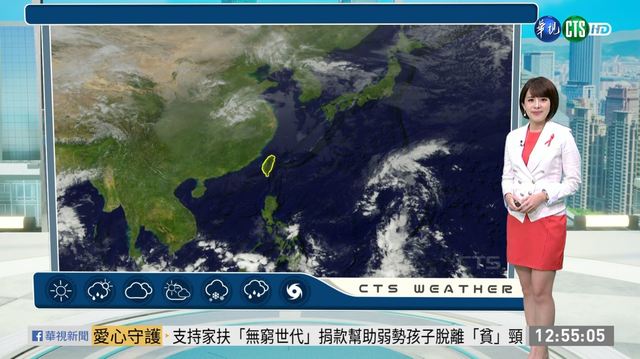 受東北風影響 各地涼爽局部豪雨