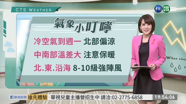 冷空氣到週一 中南部日夜溫差大