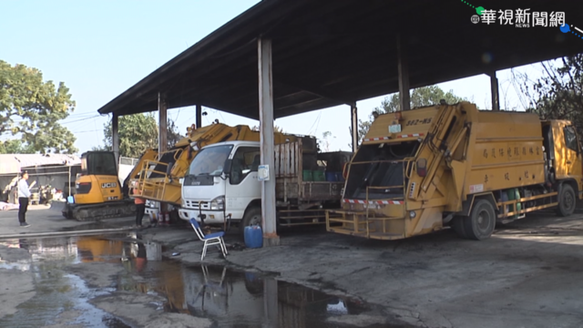 清潔隊員燒雜物 害隊上7輛車燒毀