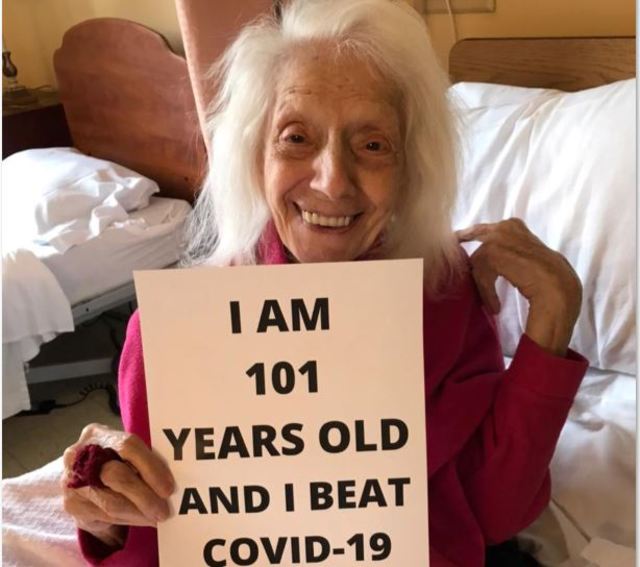 「根本是奇蹟」 美百歲嬤二度擊敗武漢肺炎