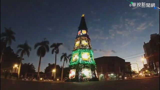 美呆了! 萬金教堂耶誕樹點燈璀璨奪目