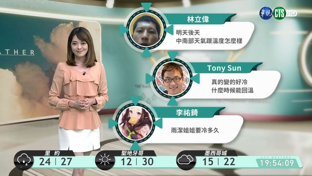 東北季風影響 北東易降雨中南天氣較穩定