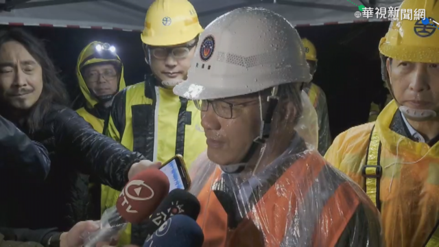 台鐵搶修瑞芳-猴硐段 林佳龍親視察