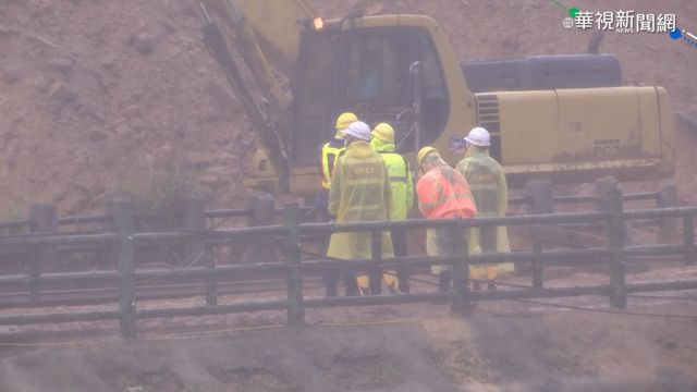 搶修北迴線DAY5 持續清土石.抽水