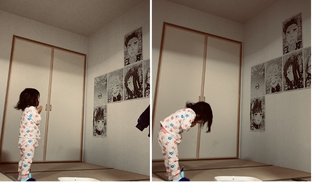 超愛鬼滅！女童每天起床「膜拜」海報 媽笑：又不是祖先