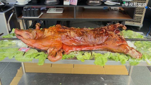 台東縣府推國產食材 脆皮烤豬鮮嫩