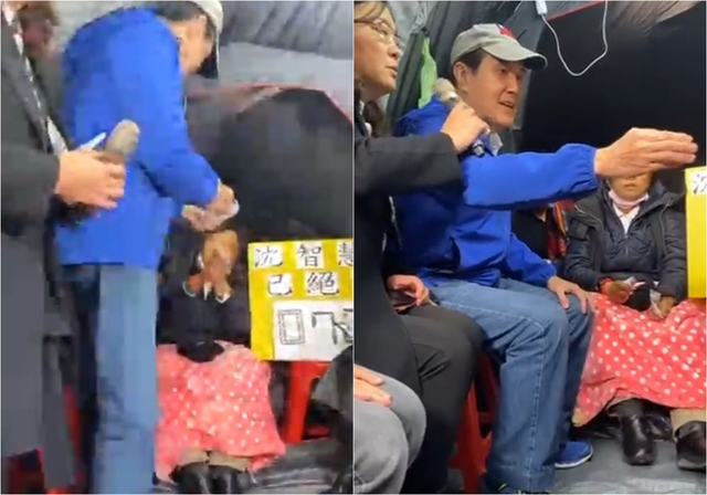 沈智慧絕食遇今年最低溫 馬英九親送暖暖包