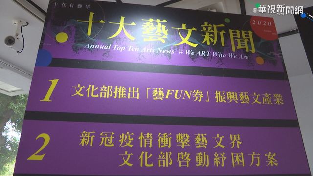 年度十大藝文新聞 藝FUN券奪冠