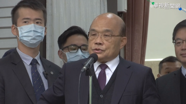 蘇偉碩改口了 蘇揆：很好的態度