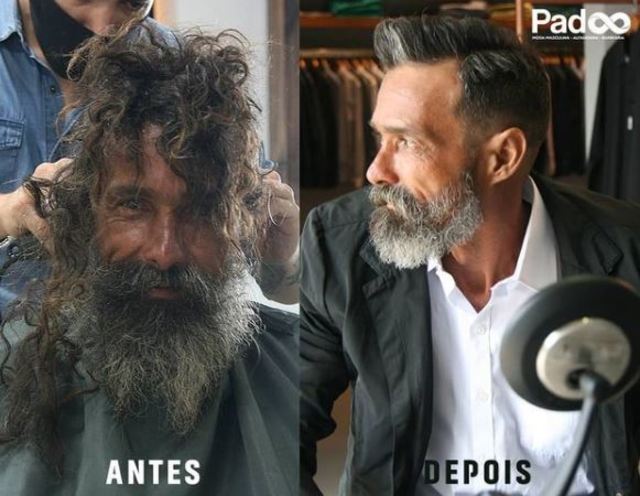 善心理髮師改造遊民 失聯家人認出：以為他死了！