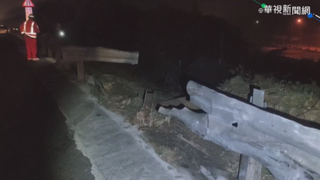 國3南下苗栗路段 4車連環撞1駕駛傷