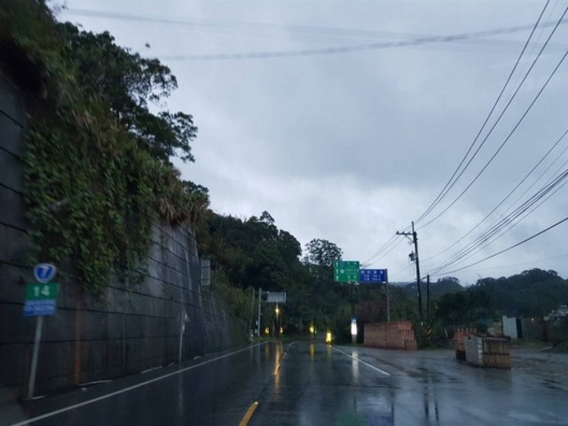 北橫今晚8點封路10小時 中橫下午5點預警性封閉