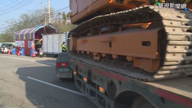 掩埋場核准試營運 劉政鴻擋怪手怒嗆