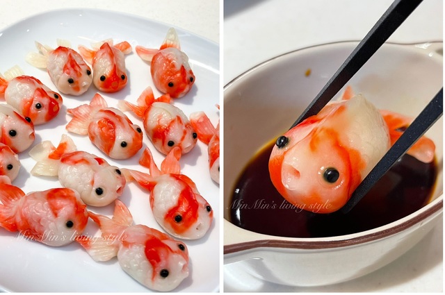 他手做「金魚蝦餃」成品超逼真 萬人狂讚：藝術品