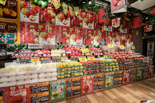 店鋪供應了多個蘋果品種供挑選。（業者提供）