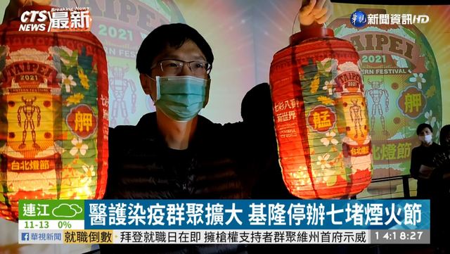 醫護染疫群聚擴大 基隆停辦七堵煙火節