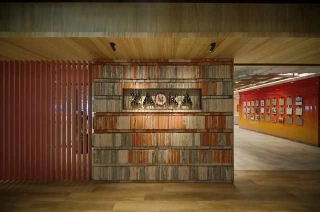 （Google台灣新辦公室餐廳，由員工投票命名為「ZAOKA」及「Meet」／Google提供。）