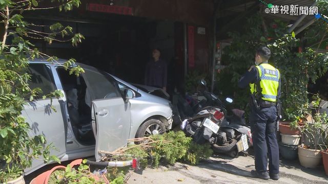 休旅車撞民宅4傷 砂石車衝撞清潔車