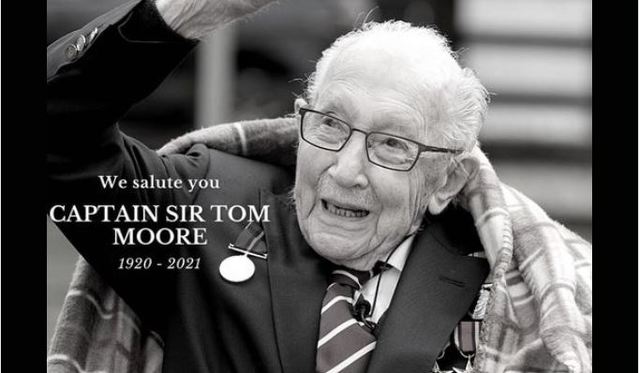 助行器繞花園為醫護募12億台幣 英二戰老兵染疫辭世