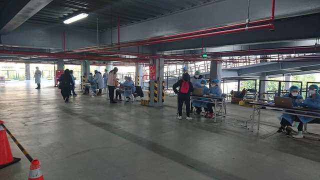 王必勝分享部桃採檢場地現場情況。(翻攝王必勝臉書)