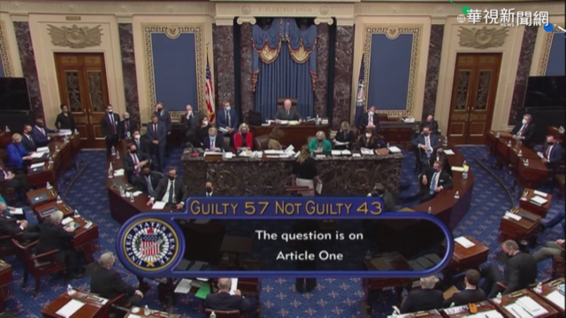 彈劾案未達門檻 川普無罪脫身