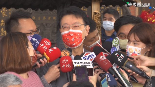 先嗇宮拜年 江啟臣.馬英九.趙少康同台