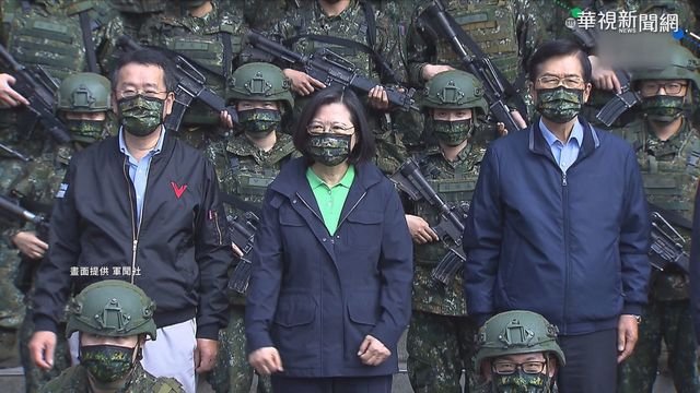 春節仍堅守崗位 總統慰勉陸軍官兵