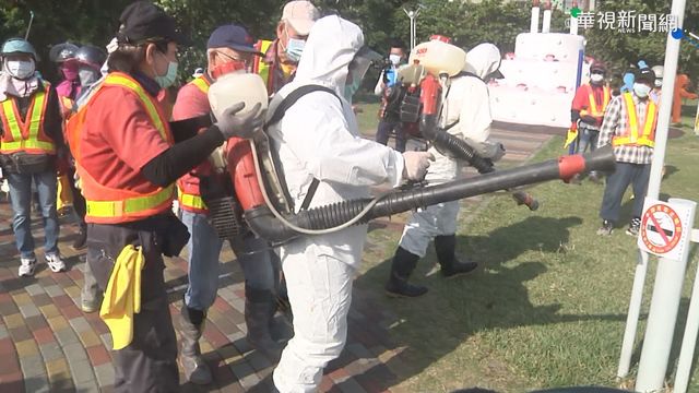 春節後加強防疫 台東觀光景點大消毒