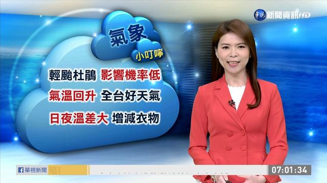 輕颱杜鵑持續西移 影響台灣機率低