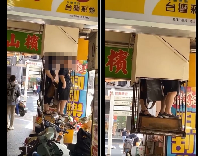 街邊「升降機」通往異世界？建管處開罰6萬限期拆除