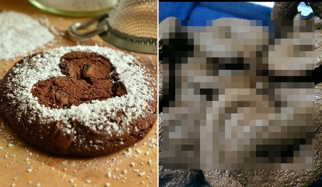 女友烤出「暗黑版巧克力餅乾」全場笑瘋：隔螢幕都有味道