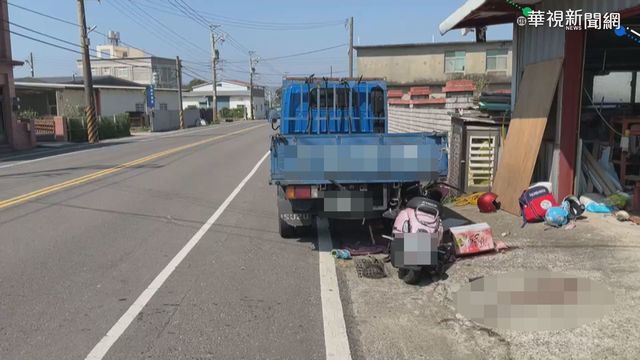 單親媽騎車3貼撞貨車 母子2人喪命