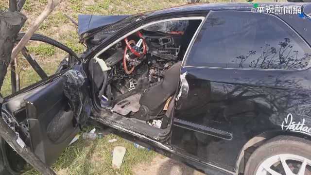 苗栗兩車對撞 夫死妻.兒命危搶救