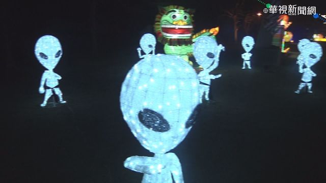 北港花燈時光隧道 西螺燈會科幻風