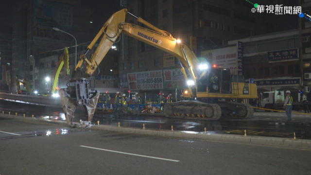 中博高架橋開拆 陳其邁送湯圓慰工人