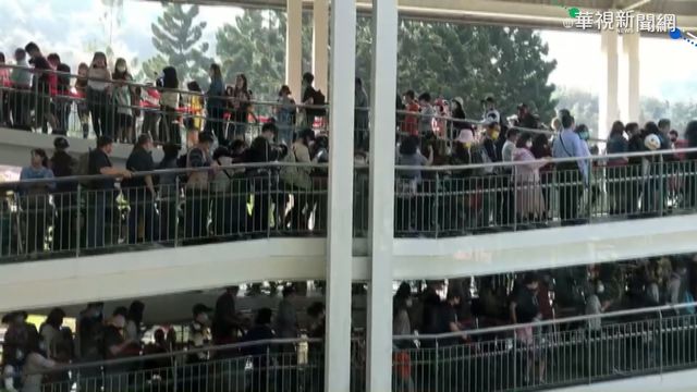 連假最後一天 中部三大樂園人爆滿