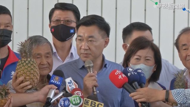 視察鳳梨田 江啟臣怒轟｢新南向｣成績