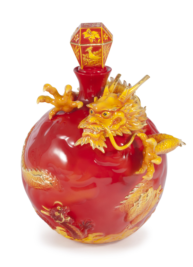 馬祖酒廠x法藍瓷跨界合作推出「龍」主題限量典藏紀念酒