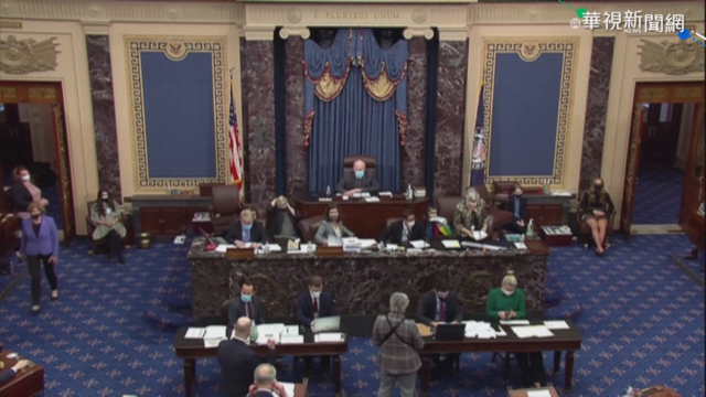 一票險勝! 美參院通過1.9兆美元紓困案