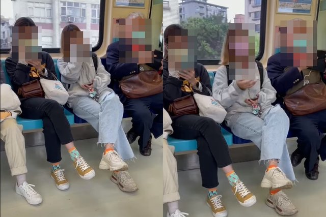 影》出事了！阿北捷運看謎片「耳機沒連好」她笑爆狂抖