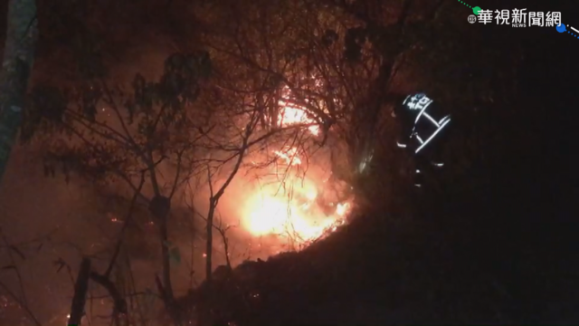 大肚山火燒山 延燒超過2千平方公尺