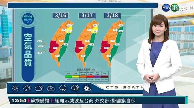 各地天氣晴朗 霧空汙請留意