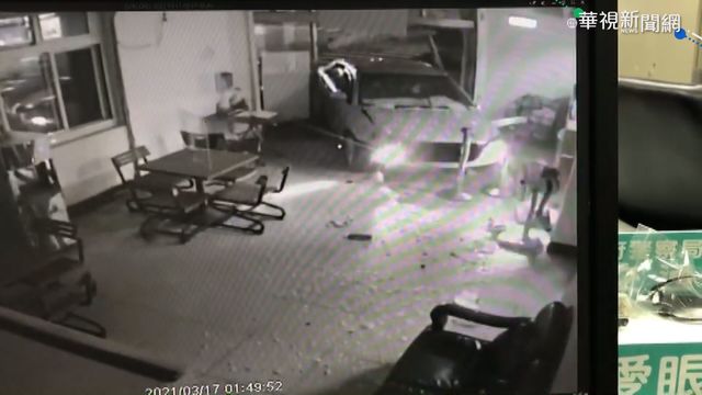 疲勞別上路! 駕駛疑精神不濟撞派出所