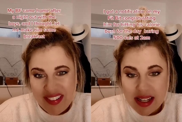 智慧手錶凌晨突「消耗500大卡」 她揭男友偷吃證據
