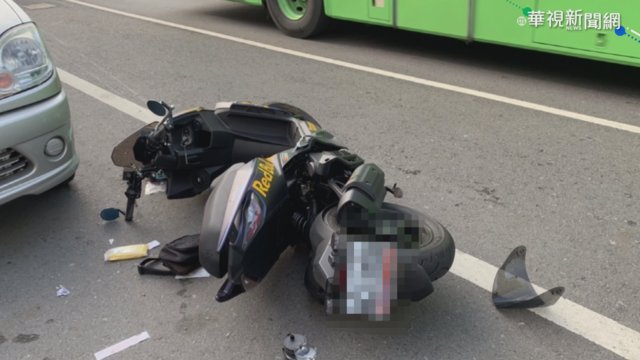 路旁衝出哈士奇 騎士撞狗摔飛5公尺