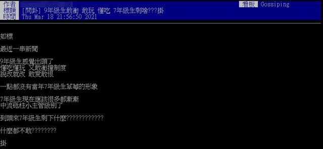 翻設自PTT八卦板