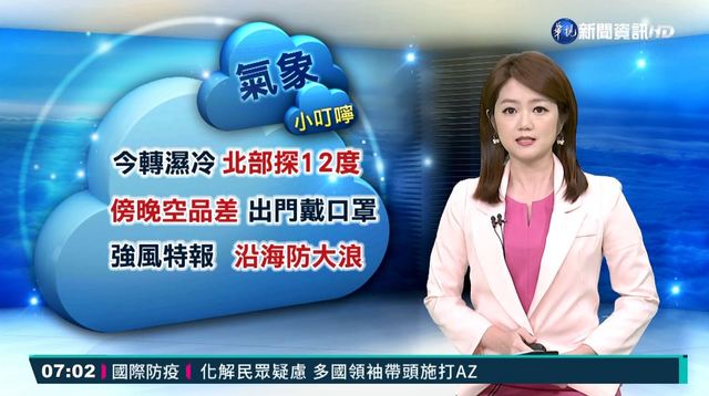 東北季風增強 北台低溫下探12度