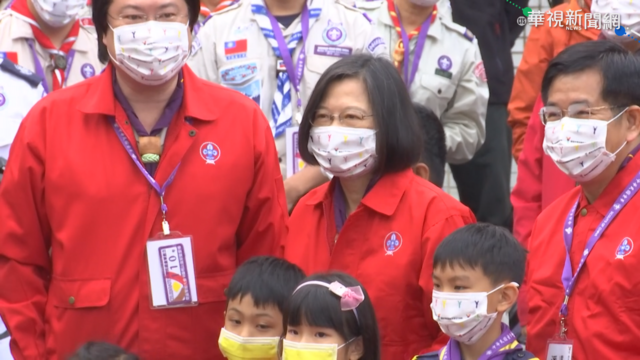 總統出席童軍活動 何時打疫苗成焦點
