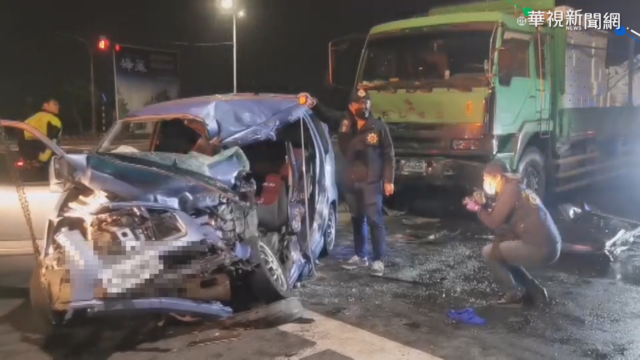 嘉義貨車.轎車相撞 醫檢師送醫不治