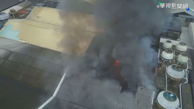 彰化紡織廠大火竄濃煙 國1都看得見!